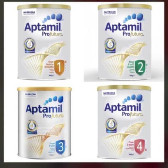 [Date 2022] Sữa Aptamil Profutura úc số 1-2-3-4 900g (mẫu mới)