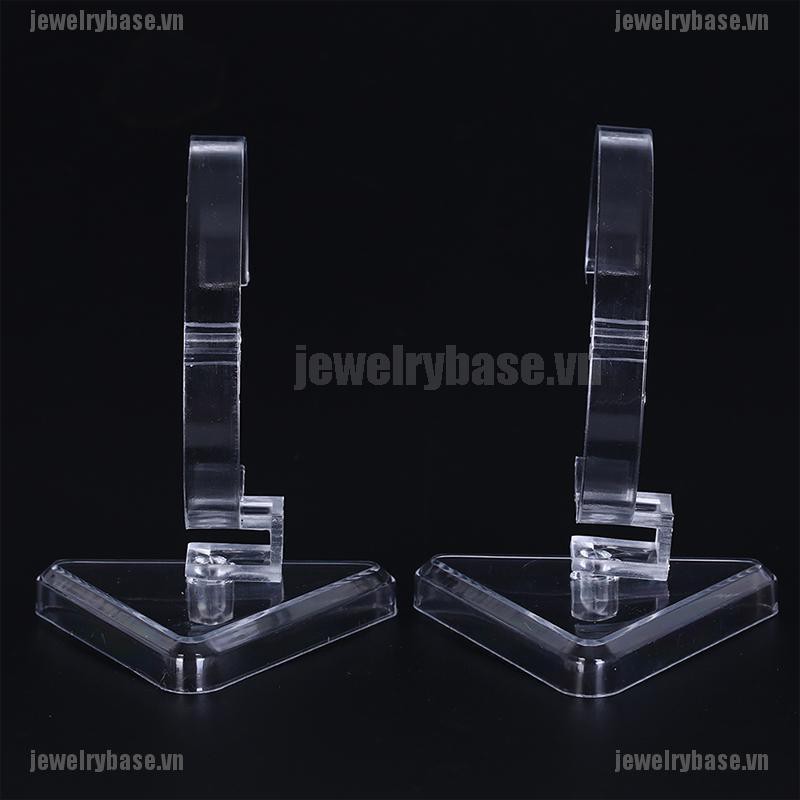 [Base] 1pc clear plastic wrist watch display rack holder sale show case stand tools [VN]