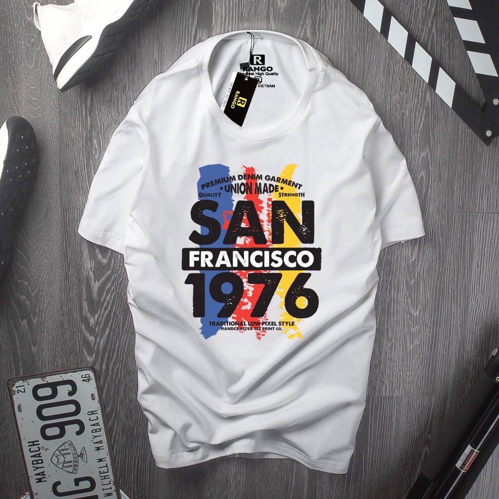 Áo thun tay ngắn unisex mẫu San Fancisco SF57
