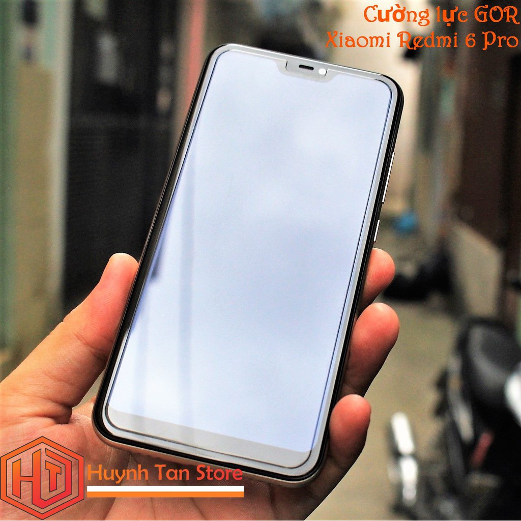 Kính cường lực Xiaomi Redmi 6 Pro / Mi A2 Lite không full màn hàng cao cấp chính hãng Gor