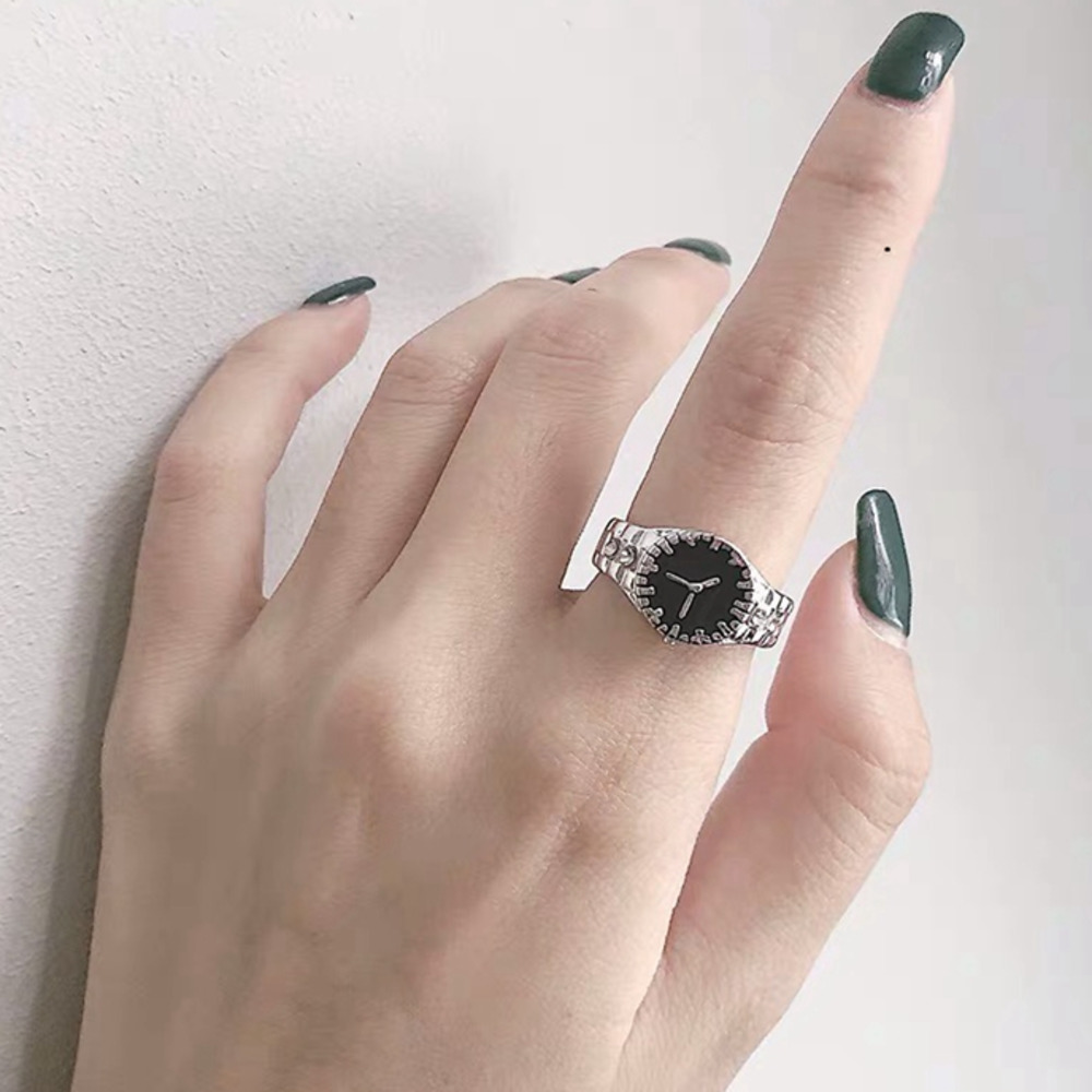 Nhẫn Đồng Hồ Đeo Tay Thiết Kế Sáng Tạo Cá Tính