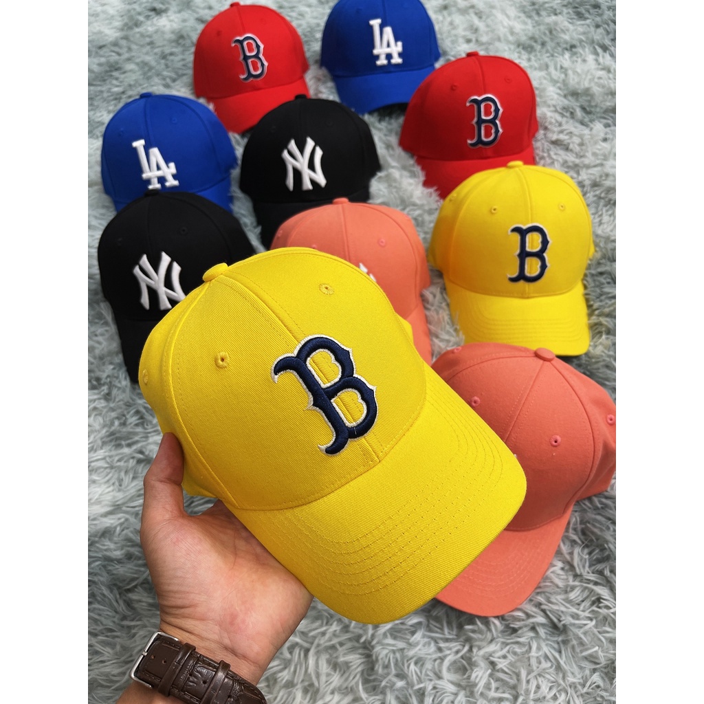 Nón Kết, Mũ Lưỡi Trai MLB Logo Ball Cap Black N15