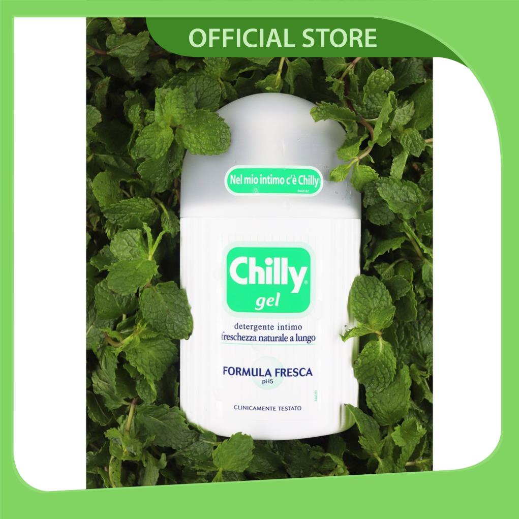 Dung dịch vệ sinh phụ nữ Chilly Gel - Se se lạnh, bùng tươi mát -  số 1 tại Italy -  (200ml/chai)