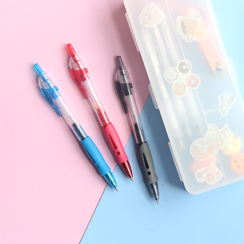 Bút viết mực gel ngòi 0.5mm dung tích lớn đơn giản cho viết lách học tập và văn phòng