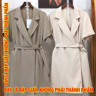 Rập giấy 30017 - Blazer kết hợp Short Jumsuit