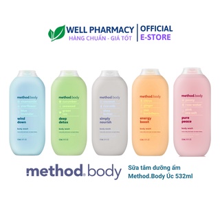 Sữa Tắm dưỡng ẩm, sáng da Method Body 532ml Oganic