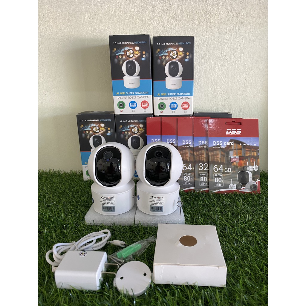 [Chính hãng] Camera Wifi CỰC NÉT 4.0MP Pan/Robot VANTECH AI-V2010C, Đàm thoại 2 chiều cực rõ, Xoay 355 độ | BigBuy360 - bigbuy360.vn