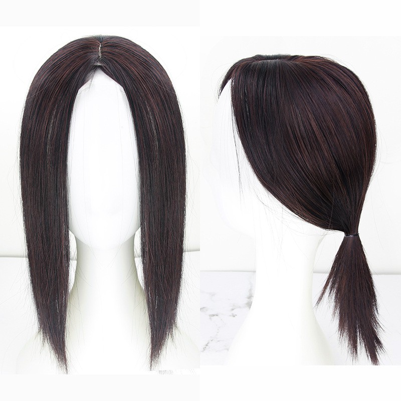 Tóc giả kẹp hói 😍FREESHIP😍 Tóc dán hói 2 mái XFK01