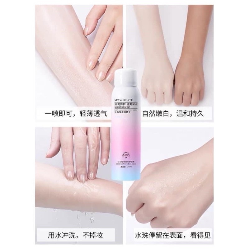 [CÓ SẴN] Xịt Chống Nắng Nâng Tone Trắng Da Miyueleni 150ml