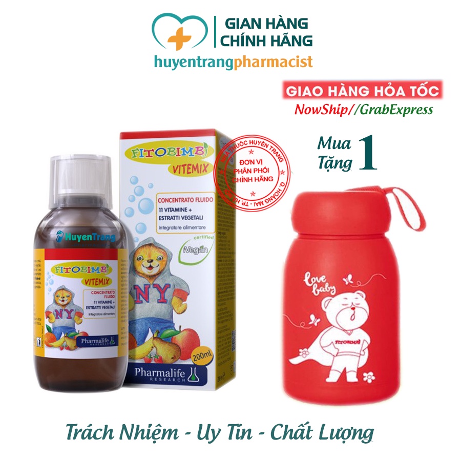 ✔️️️(Tặng quà xinh) Vitemix Bimbi - Bổ sung Vitamin và Khoáng Chất cho Trẻ (Chai 200ml)