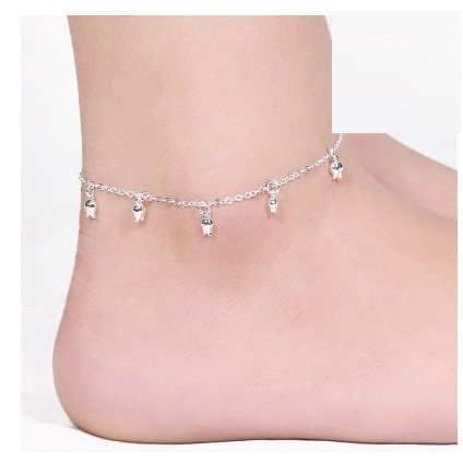 FOLLOW SHOP SĂN DEAL 4K 25.4 Lắc chân bạc 925 hình tròn kiểu Hàn Quốc YSLBX1 | BigBuy360 - bigbuy360.vn