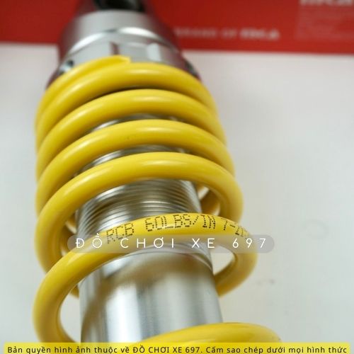 Phuộc sau RCB seri C 38.8cm gắn các dòng xe Wave, Dream, Future... Chính hãng bảo hành 12 tháng