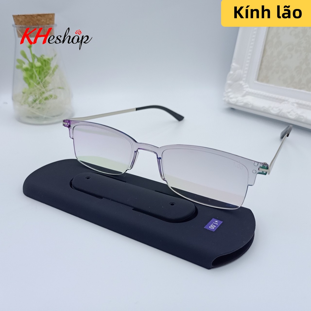 Kính viễn thị đọc báo siêu đẹp, kèm túi đựng tiện lợi có thể làm giá điện thoại mã Y8882