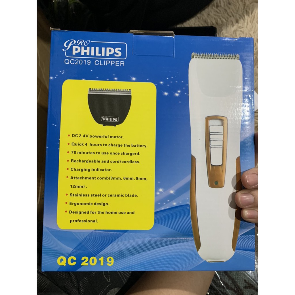 (HOT HOT) TÔNG ĐƠ PHILIPs QC 2019 PIN SẠC CHÍNH HÃNG