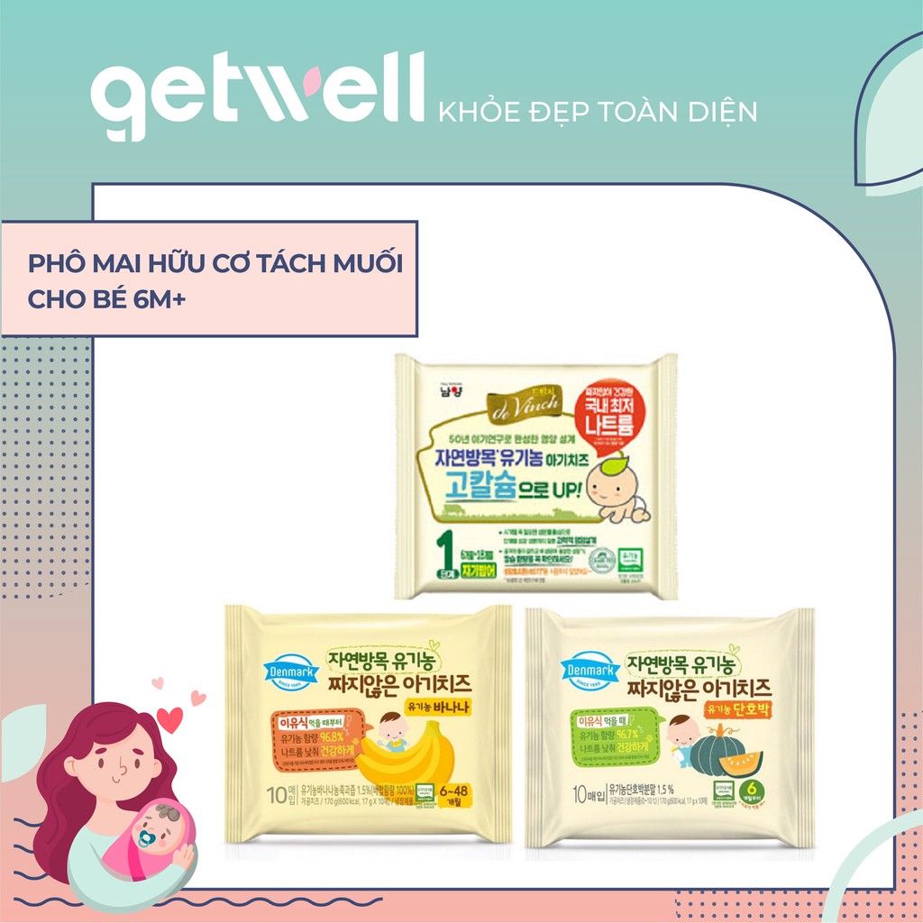 PHÔ MAI HỮU CƠ TÁCH MUỐI CHO BÉ ĂN DẶM DE VINCI HÀN QUỐC