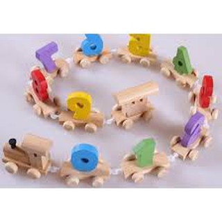 Đoàn tàu chở số từ 0-9