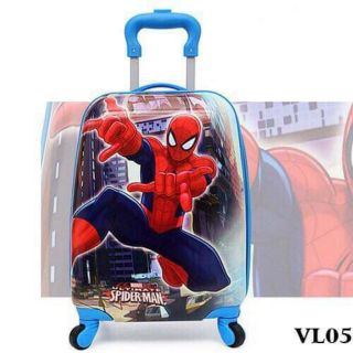 Size 18 - Vali Kéo In Hình Người Nhện Cho Bé Trai