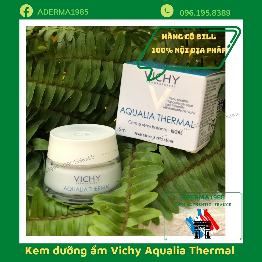 Kem dưỡng ẩm vichy aqualia thermal 15ml _tách set_ giá siêu yêu.