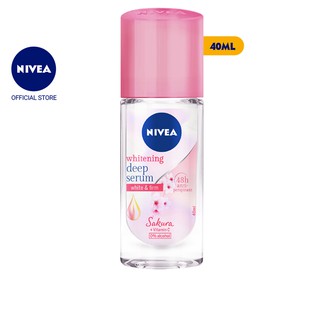 Lăn ngăn mùi Nivea serum trắng mịn hương hoa Sakura (40ml) – 85306