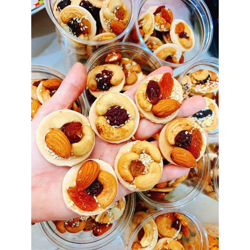 400gr bánh đồng tiền hạt dinh dưỡng