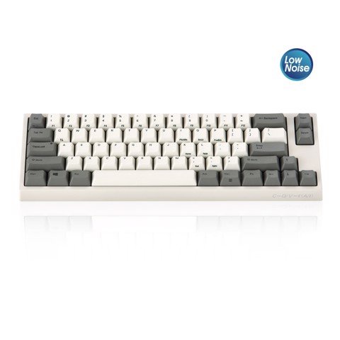 Bàn Phím Cơ Có Dây Leopold FC660C White Grey Silent Topre Switch Hàng Chính Hãng