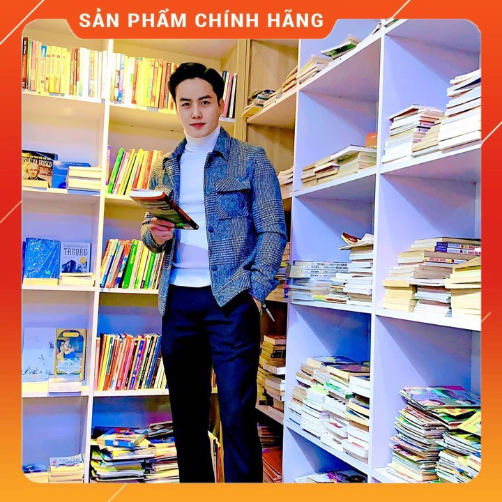 (Áo sơ mi nam)Áo Khoác Dạ Hàn Quốc - Trẻ Trung, Sang Trọng, Lịch Lãm HN01(Kèm Video Thật)