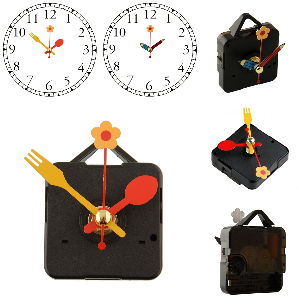 KRNY 1 SET Hour/Minute/Second Tools Replacement Movement Mechanism Silent Clock Parts