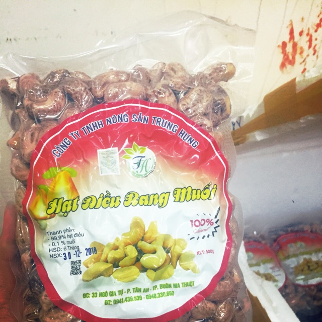 Hạt điều rang muối đắc lắc