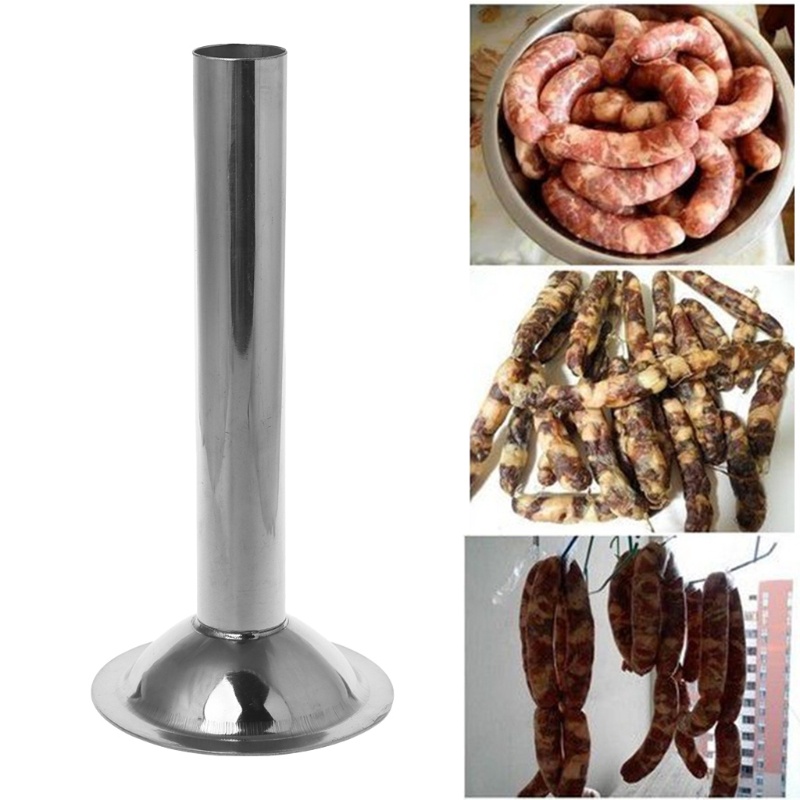 Phễu inox bằng thép không gỉ làm xúc xích cỡ 10