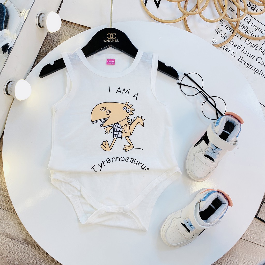 |FAMARAL2 giảm 10k cho đơn 50k|Bộ bodysuit hoạt hình cho bé 6-16kg QATE610