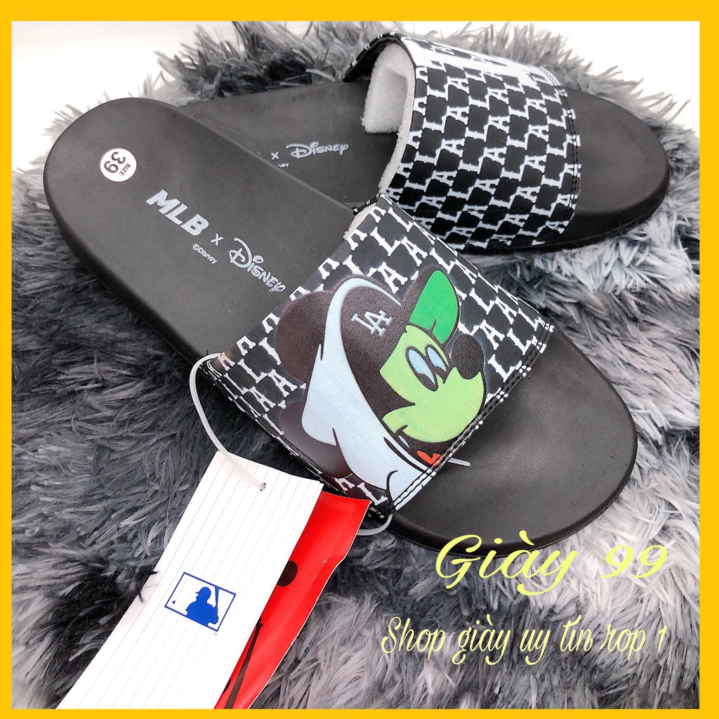 [ Hot - Hàng Chuẩn ] Dép Quai Ngang Micky Ml,B L,A Đen - Giày 99 | BigBuy360 - bigbuy360.vn
