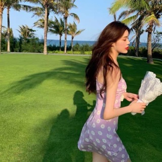 ĐẦM HOA TÍM HAI DÂY