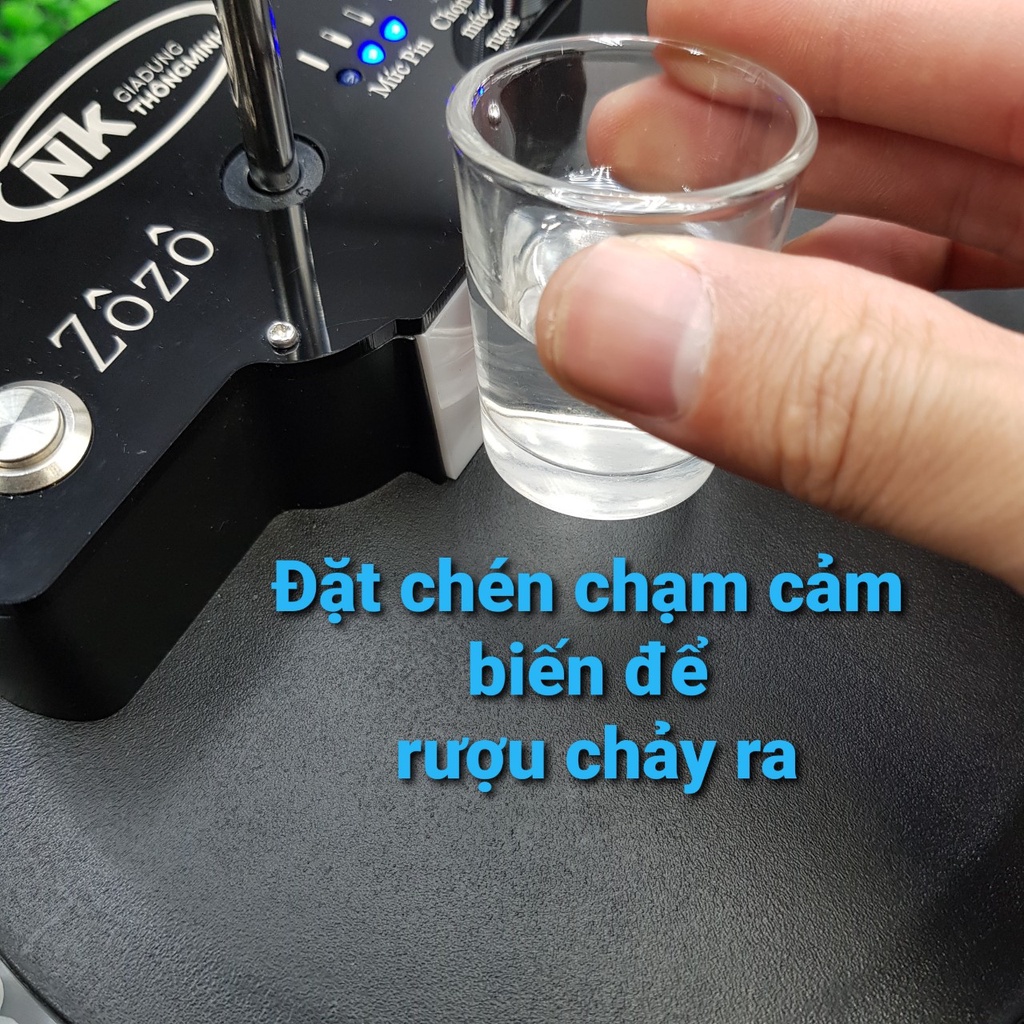 [Bản Cao Cấp] Bình Rót Tự Động Zô Zô Phiên Bản Cải Tiến Dụng cụ làm lạnh rượu tự động thông minh