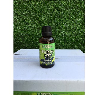 BioThrive Grow 4-3-3 Dinh dưỡng hữu cơ tăng trưởng cây cân bằng chai 50ml
