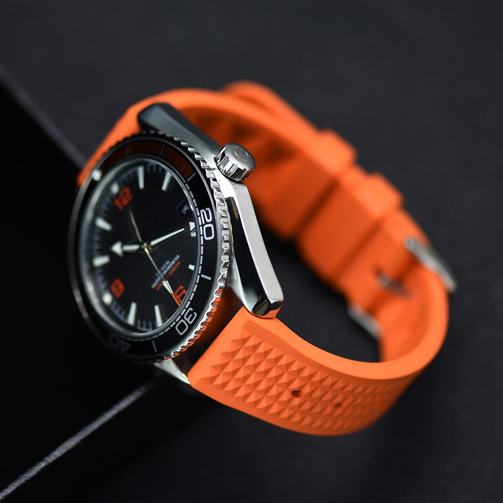 Dây Đeo Đồng Hồ Bằng Cao Su 20mm 22mm Chống Thấm Nước