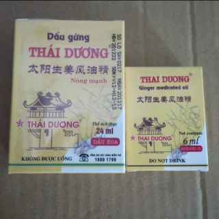 Dầu gừng Thái Dương
