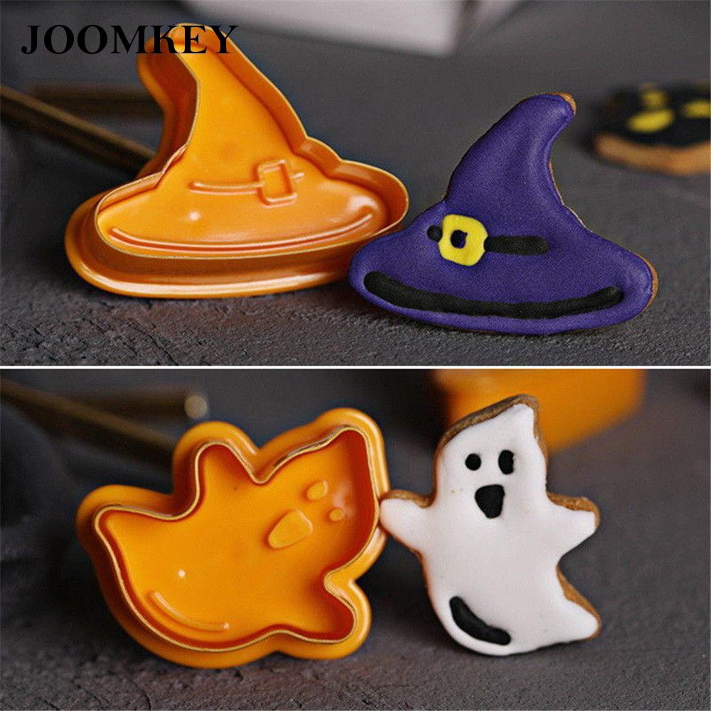 Set 4 Khuôn Làm Bánh Quy Phong Cách Halloween Độc Đáo