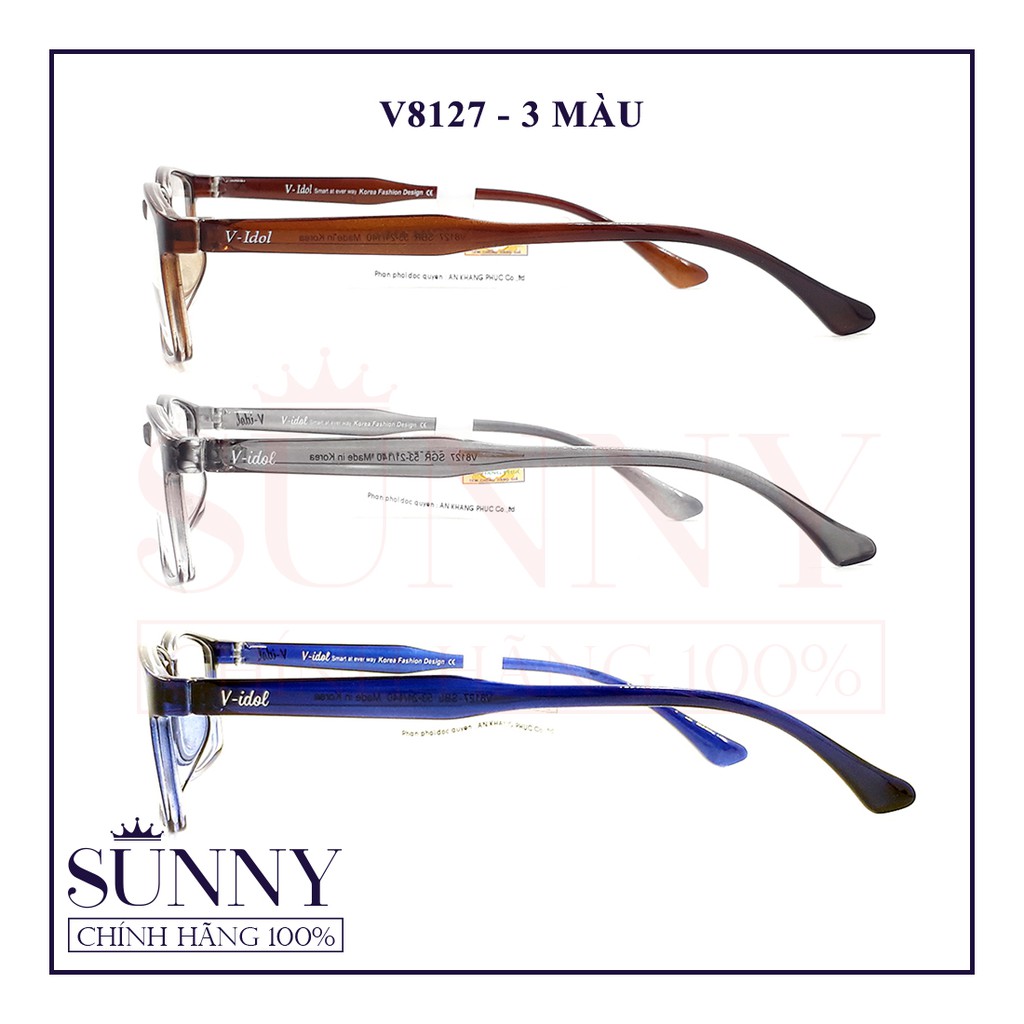 Gọng kính chính hãng V-idol V8127 màu sắc thời trang, thiết kế dễ đeo bảo vệ mắt
