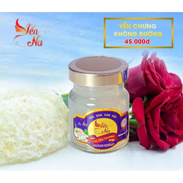 YẾN SÀO KHÁNH HÒA - YẾN NA - YẾN CHƯNG KHÔNG ĐƯỜNG 20% TỔ YẾN DÀNH CHO NGƯỜI BỊ TIỂU ĐƯỜNG/ĂN KIÊNG