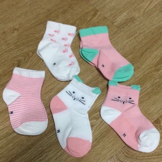 Set 5 đôi tất vớ cổ cao cho bé