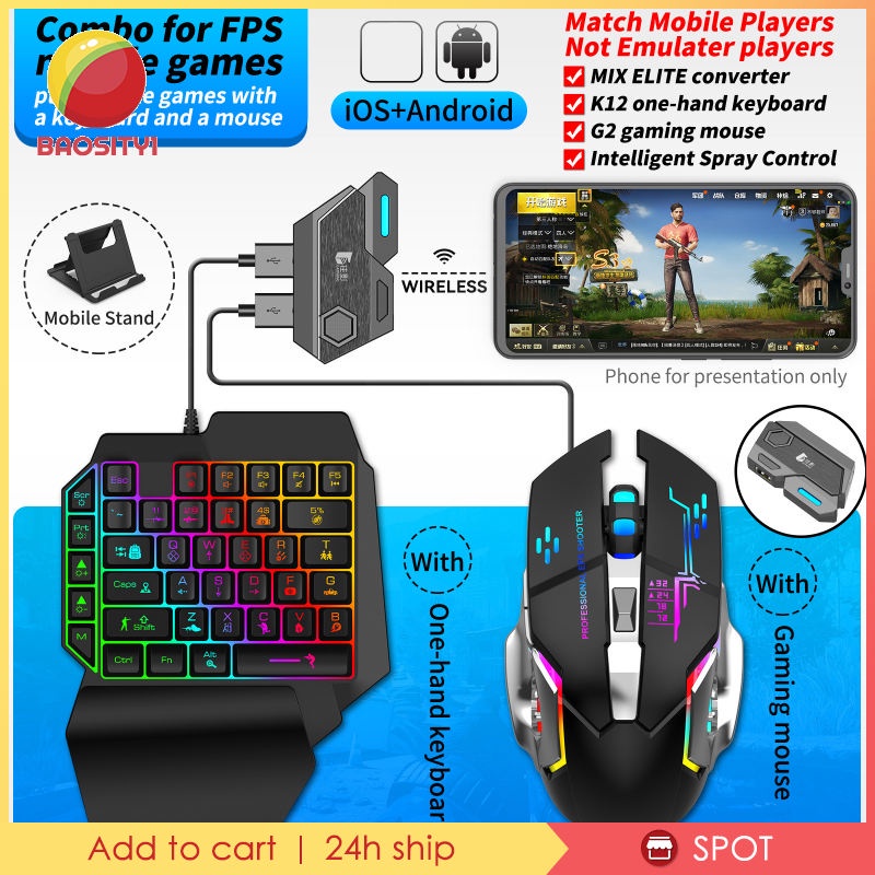 Bộ bàn phím điện thoại di động và chuột USB với cáp chuyển đổi Hub USB cho Mix SE