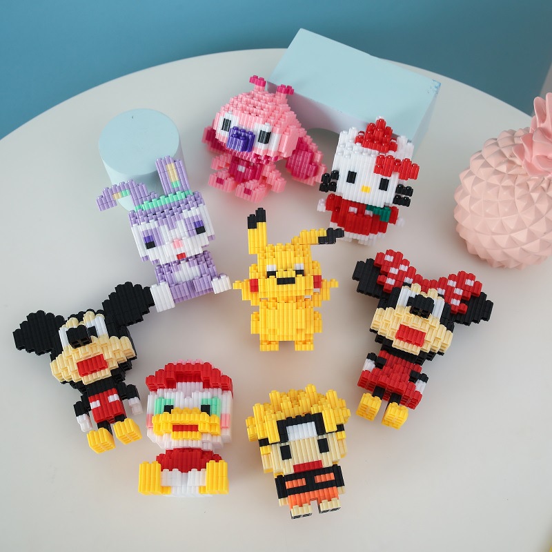 Đồ chơi xếp hình 3D brick mini size nhỏ 12cm đáng yêu