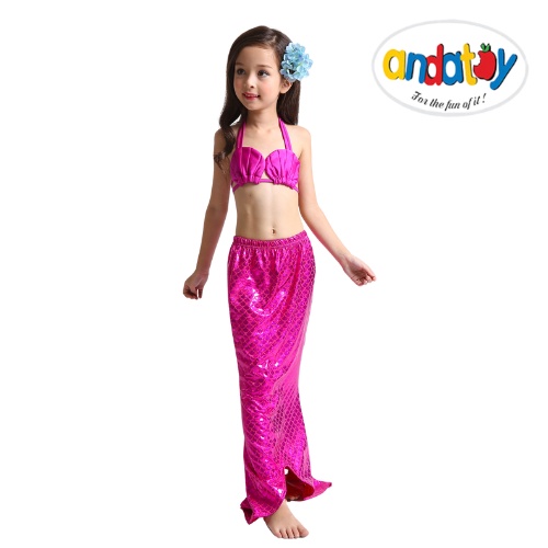 Áo bơi bé gái set đồ đi biển nàng tiên cá xinh xắn ANDAKIDS AD321