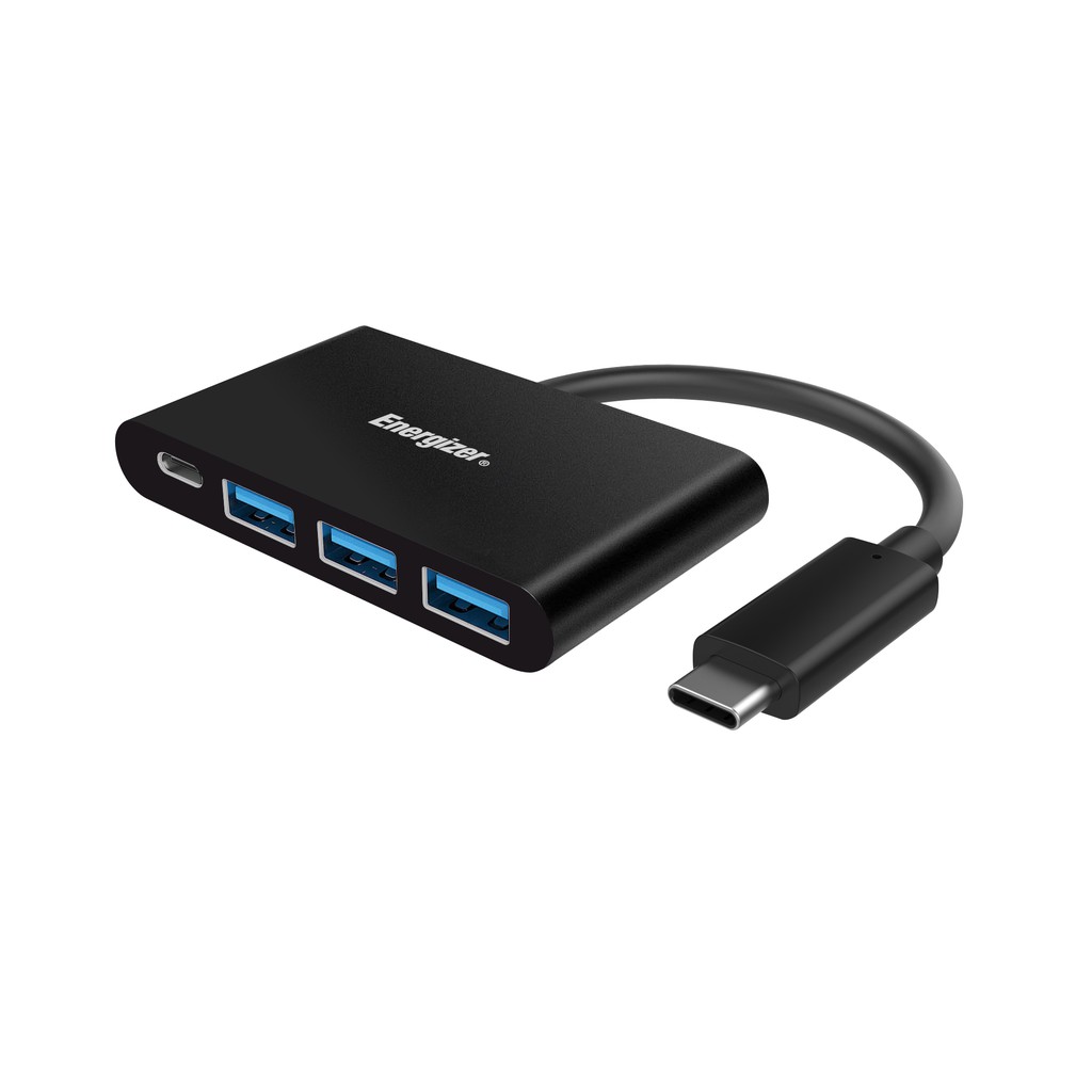 Bộ chuyển USB C 3.1 Hub Energizer 3USBA/1USB CHC304AC Hàng chính hãng