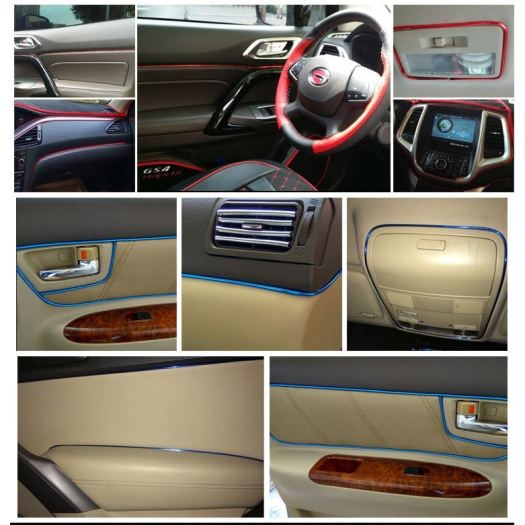 Chỉ Viền Trang Trí Nội Thất Ô Tô Cuộn 5M