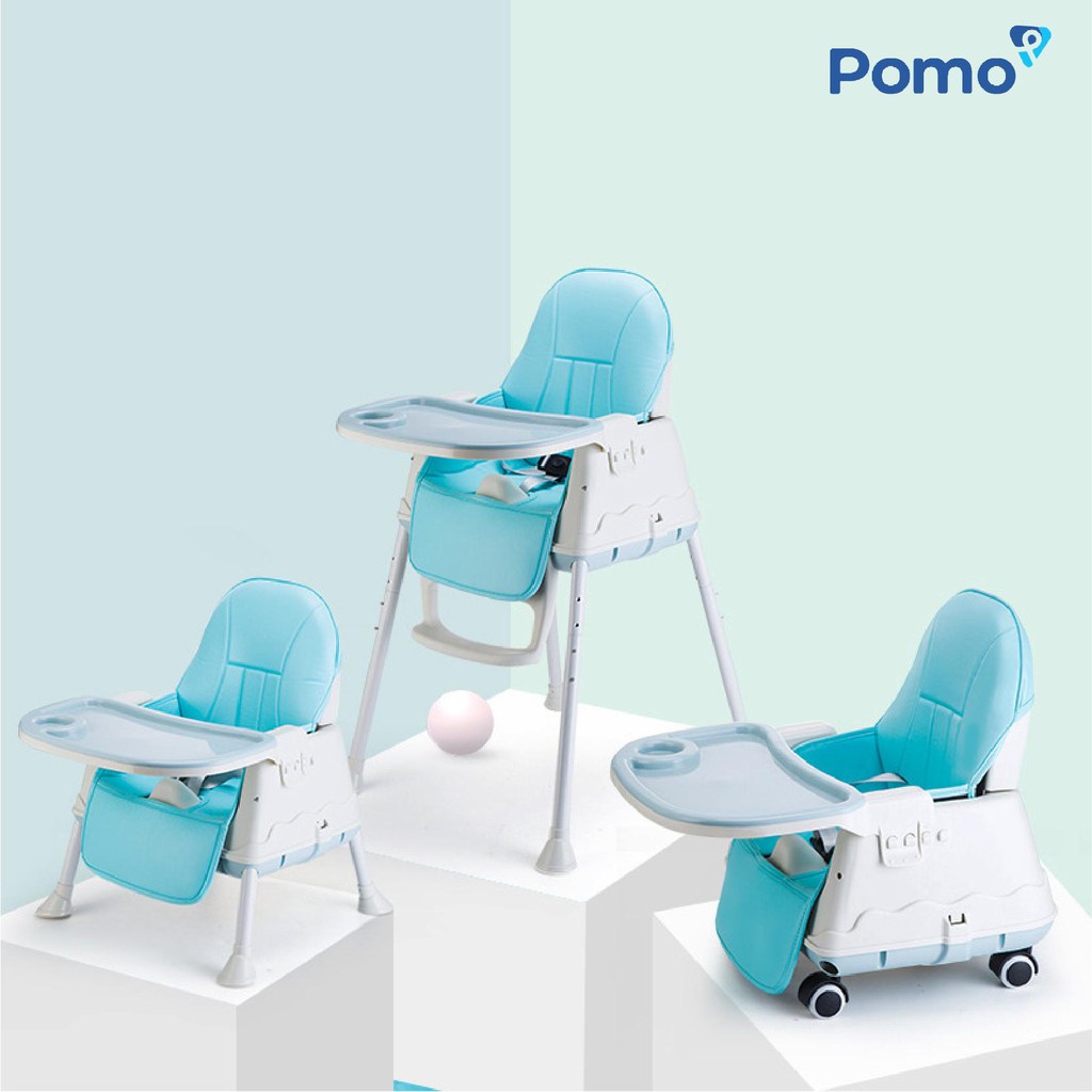 zimba baby Ghế ăn dặm Umoo 3 chức năng - có đệm + bánh xe