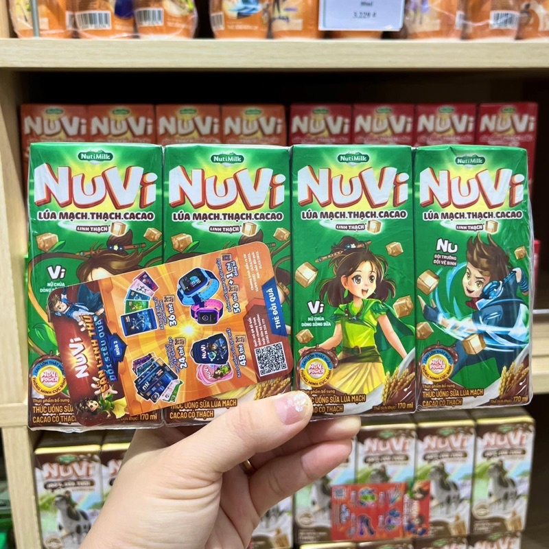 Sữa Nuvi có thạch 175ml