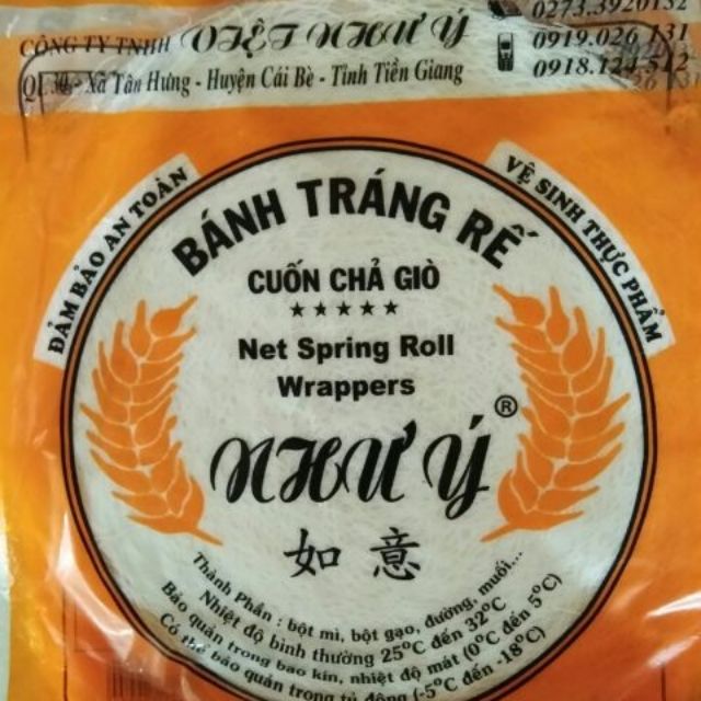 Cuốn chả giò như ý, ( bánh tráng rế). 75g