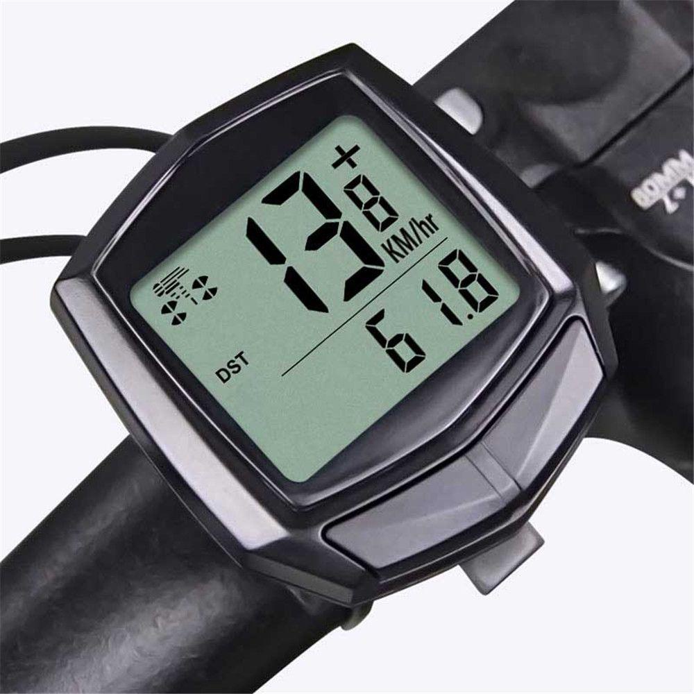 Đồng Hồ Đo Tốc Độ Kỹ Thuật Số Chống Nước Có Đèn LED Cho Xe Đạp