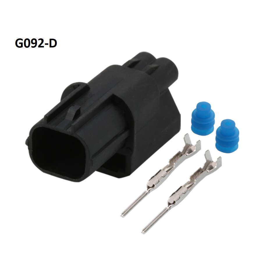 G092-Giắc cắm xi nhan cảm biến khí nạp 2 lỗ